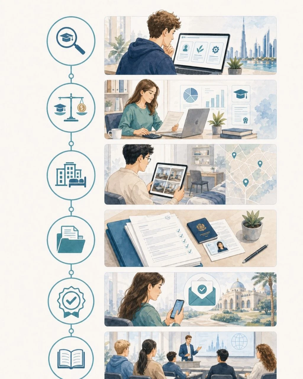 Student budget structure in the UAE