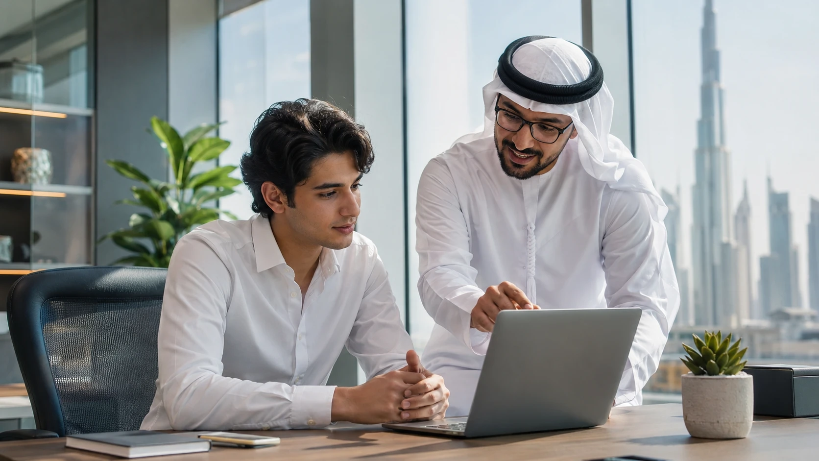 International student preparing for internship opportunities in the UAE.