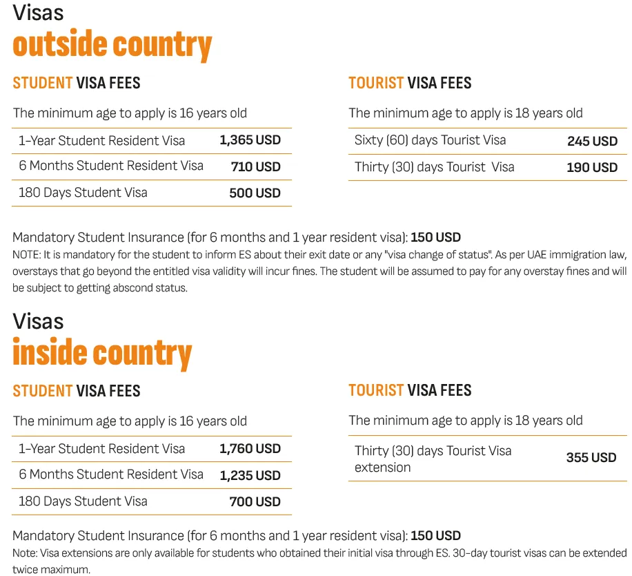 ES Dubai Fees 4