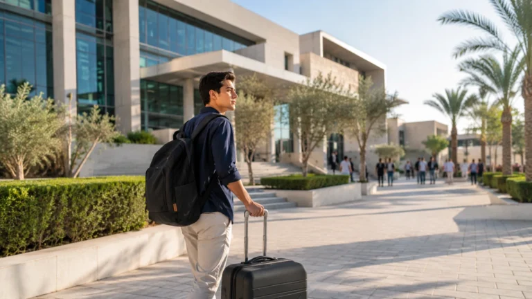 International student reviews Abu Dhabi University admission and housing options