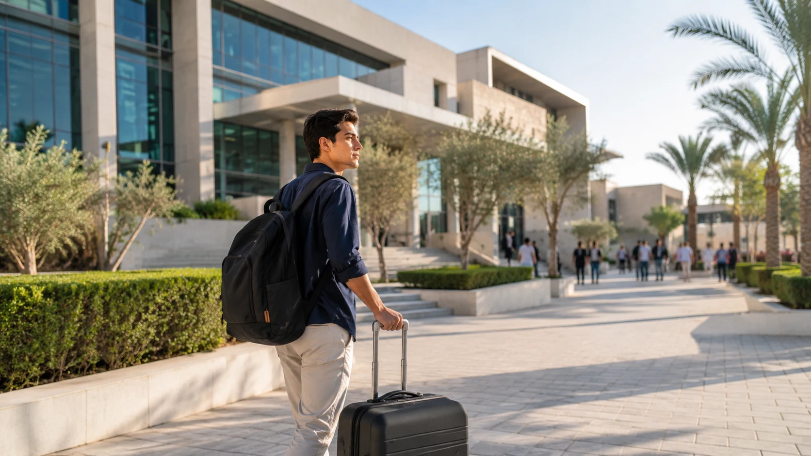 International student reviews Abu Dhabi University admission and housing options