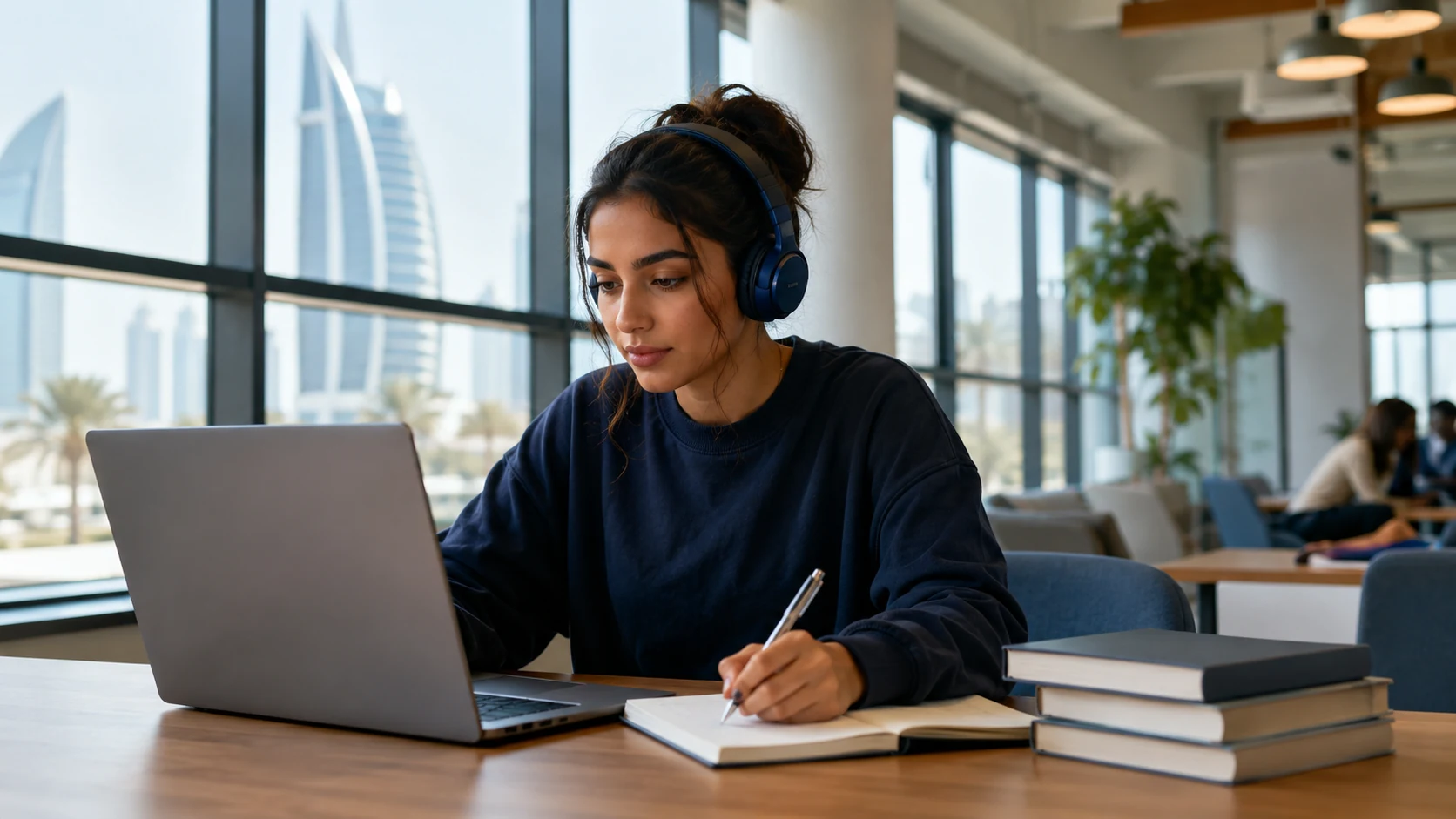 Student prepares alternative English proof for admission to a UAE university